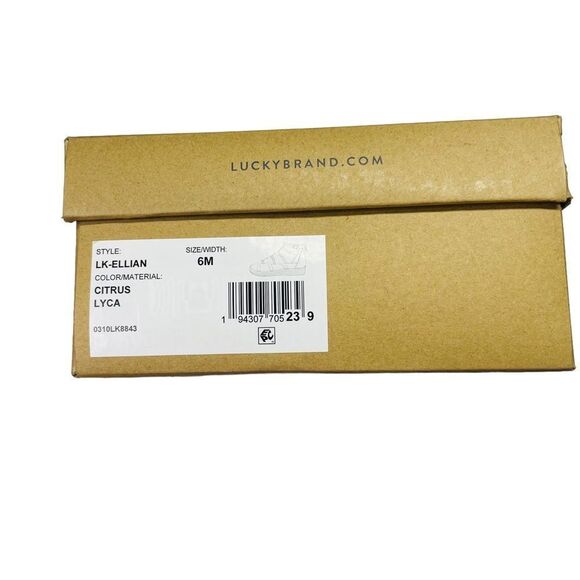 NIB Lucky Brand Citrus Ellian Gladiator Caged Sandals - Size 6 - Picture 14 of 16